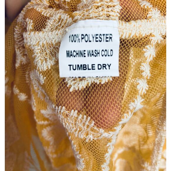 Lace Kimono Bohemian Duster Cardigan Tie Large Fairy Coquette - Picture 5 of 6